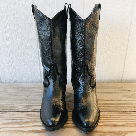 Black Heeled Boots - Picture 7 of 16